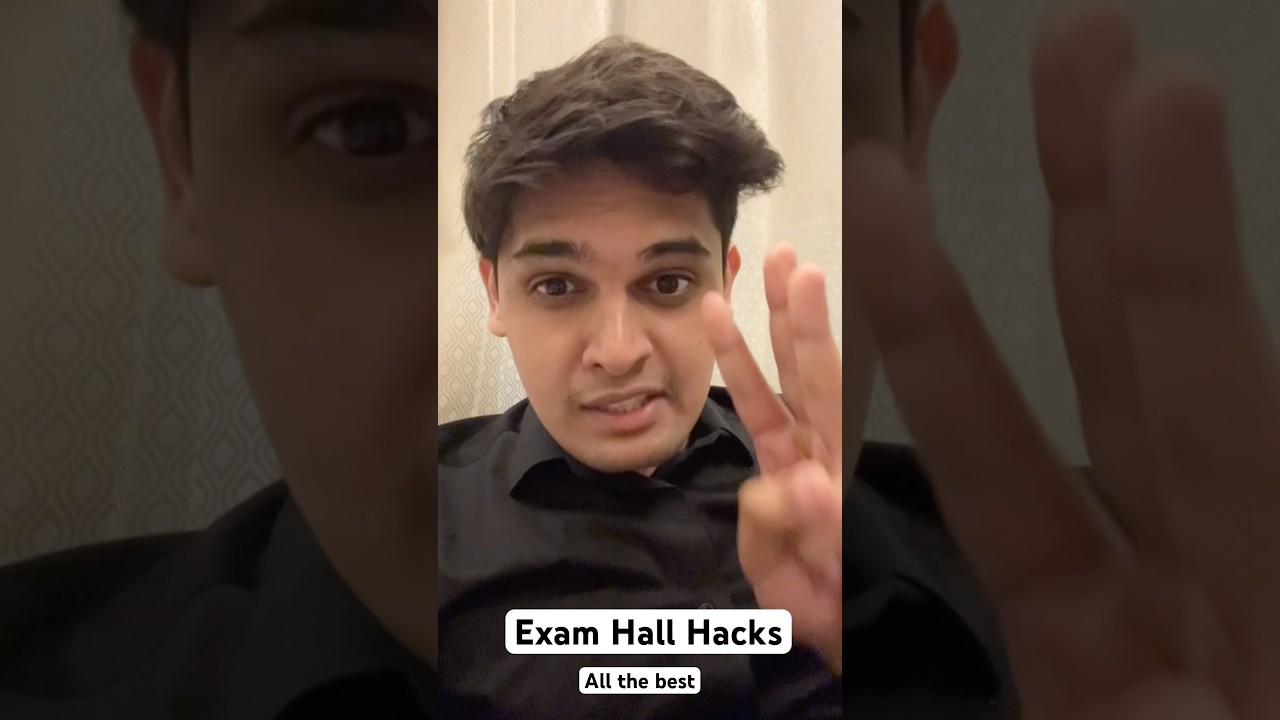 3 Exam Hall Hacks🔥| All the Best Class 10th