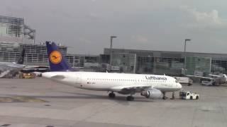 Lufthansa A320 Pushback View From Lh 404 747-8I