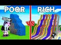 POOR vs RICH Waterpark House Survival Battle in Minecraft