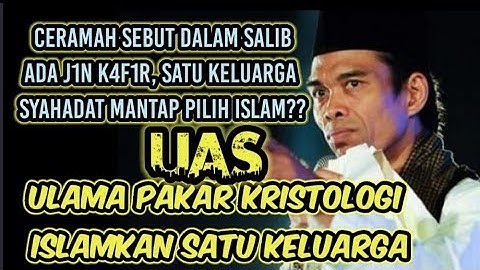 DENGAR CERAMAH USTADZ ABDUL SOMAD DI SALIB ADA JIN K4FIR? SATU KELUARGA MANTAP SYAHADAT.