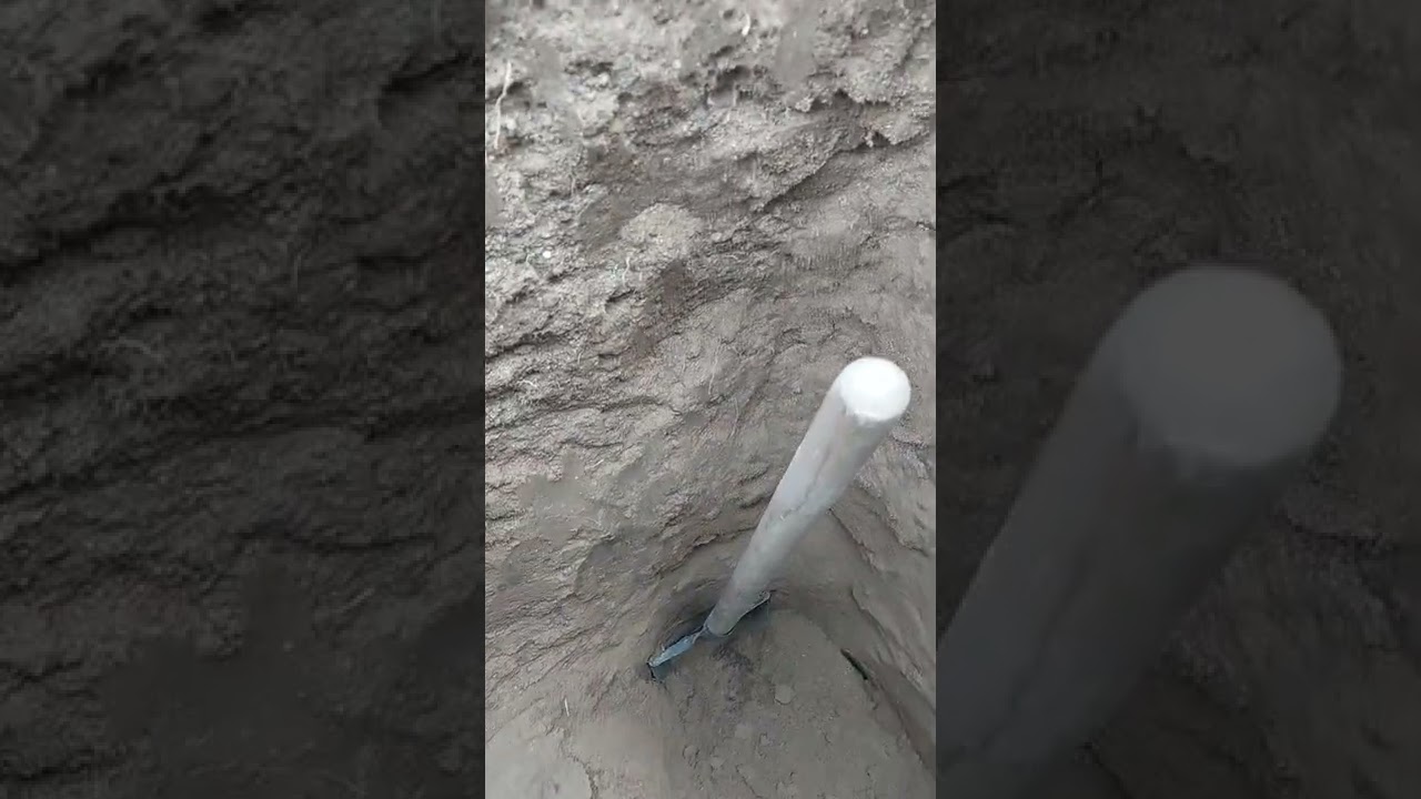 как выкопать яму под уличный туалет - YouTube