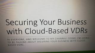 Securing Your Business with Cloud-Based Virtual Data Rooms - VDRs