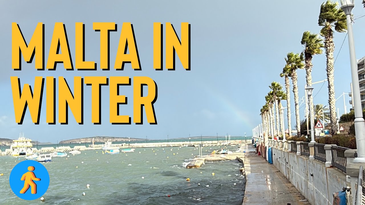What is Malta like in the Winter?  Walking in St. Paul's Bay
