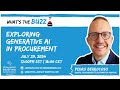 Explore Generative AI In Procurement (Guest: Pedro Berrocoso)