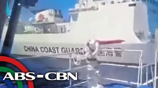 China Coast Guard fires water cannon at PH boats | ABS-CBN News