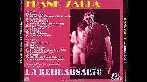 Frank Zappa   1978 Rehearsals in Culver City Los A...