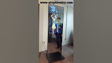 ATO Smart Mirror Video Player Floor Stand Kiosk