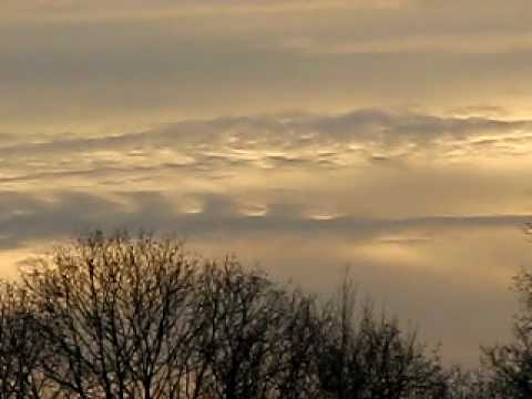 Kelvin-Helmholtz altocumulus clouds.