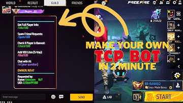 HOW TO MAKE FF TCP BOT - EASY WAY TO MAKE FF TCP 🔥 FF TCP BOT TUTORIAL 🎉