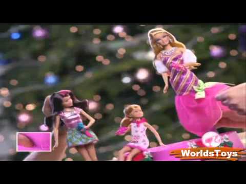 2011 barbie a perfect christmas dolls stage commercial youtube barbie christmas video