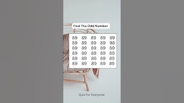 Mind Game : 89 #quiz #odd #mathexam #maths #oddpuzzle