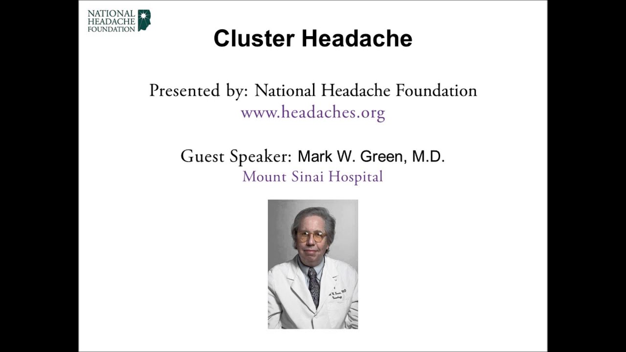 Cluster Headache Location Chart