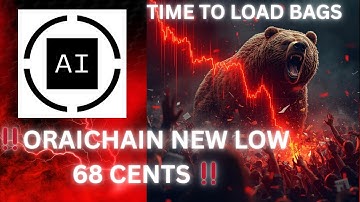 ORAICHAIN - New All Time Low 68 cents🤯 Still Bullish 🔥