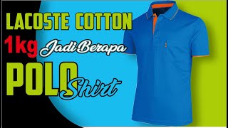 TUTORIAL  POTONG BAHAN LAKOS KATUN KAOS  POLO