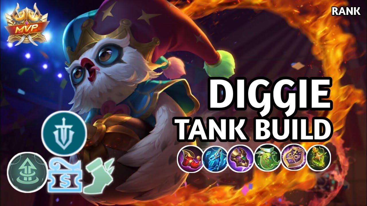 DIGGIE TANK BUILD RANKED TERBARU 2025 - MOBILE LEGENDS BANG BANG 