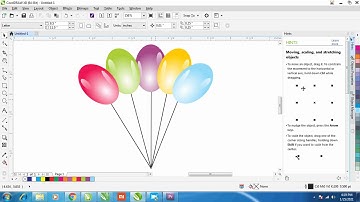HOW TO CREATE BALLOON IN CORELDRAW