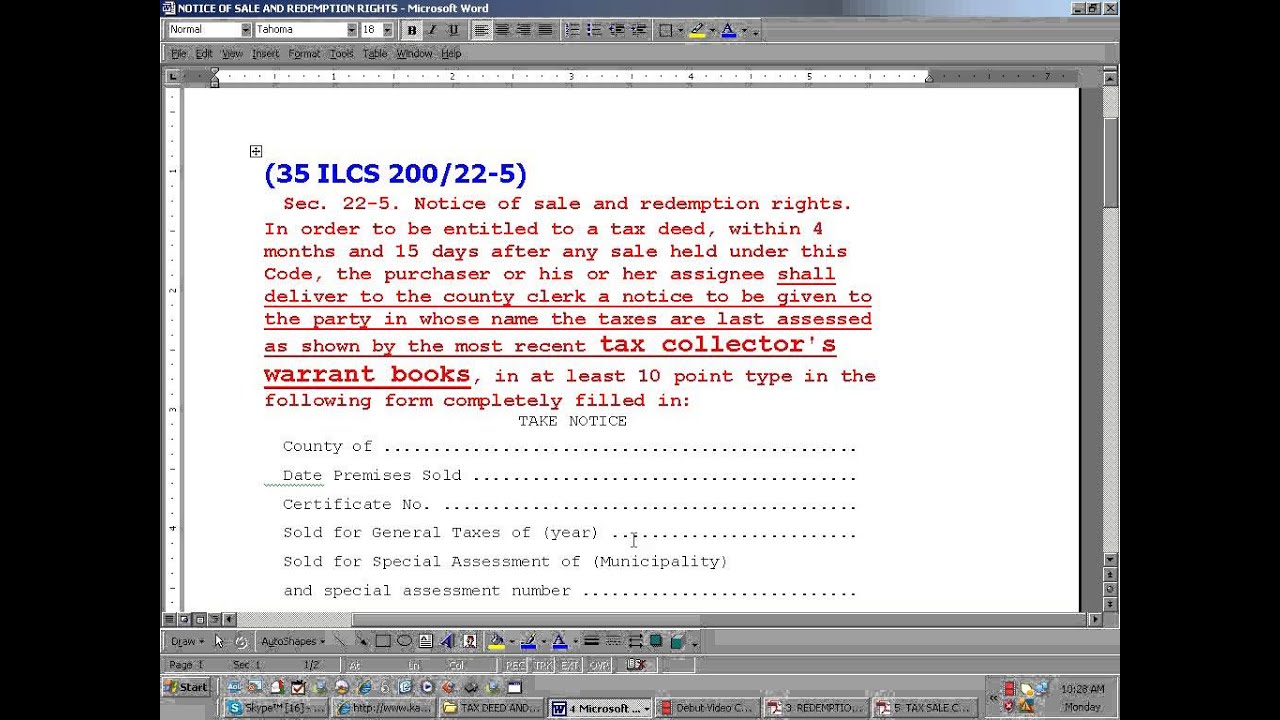 Tax Deeds and Certificates YouTube