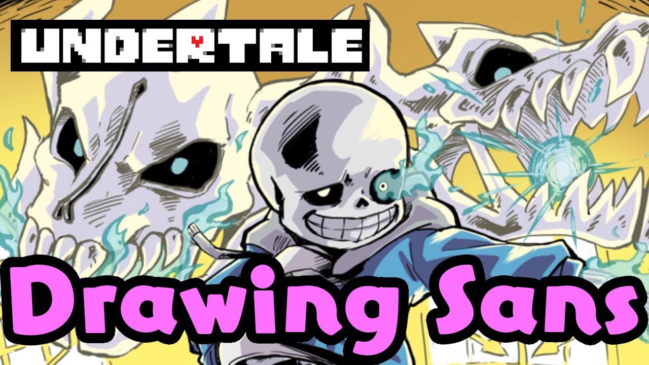 Undertale Drawing Sans Speedpaint サンズ描いてみた Youtube