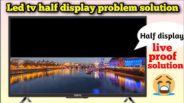 led tv half display problem Panda panel || LC390TA2A Repair
