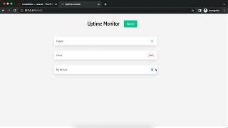 Laravel 10 Website Monitoring Project | Laravel 10 | Laravel Project