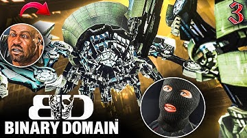 ТУТ ГИГАНТСКИЙ РОБОТ ПАУК! ИХ ТЫСЯЧИ КРИНЖОВЫХ РОБОТОВ! | Binary Domain [Survivor Difficulty] #3