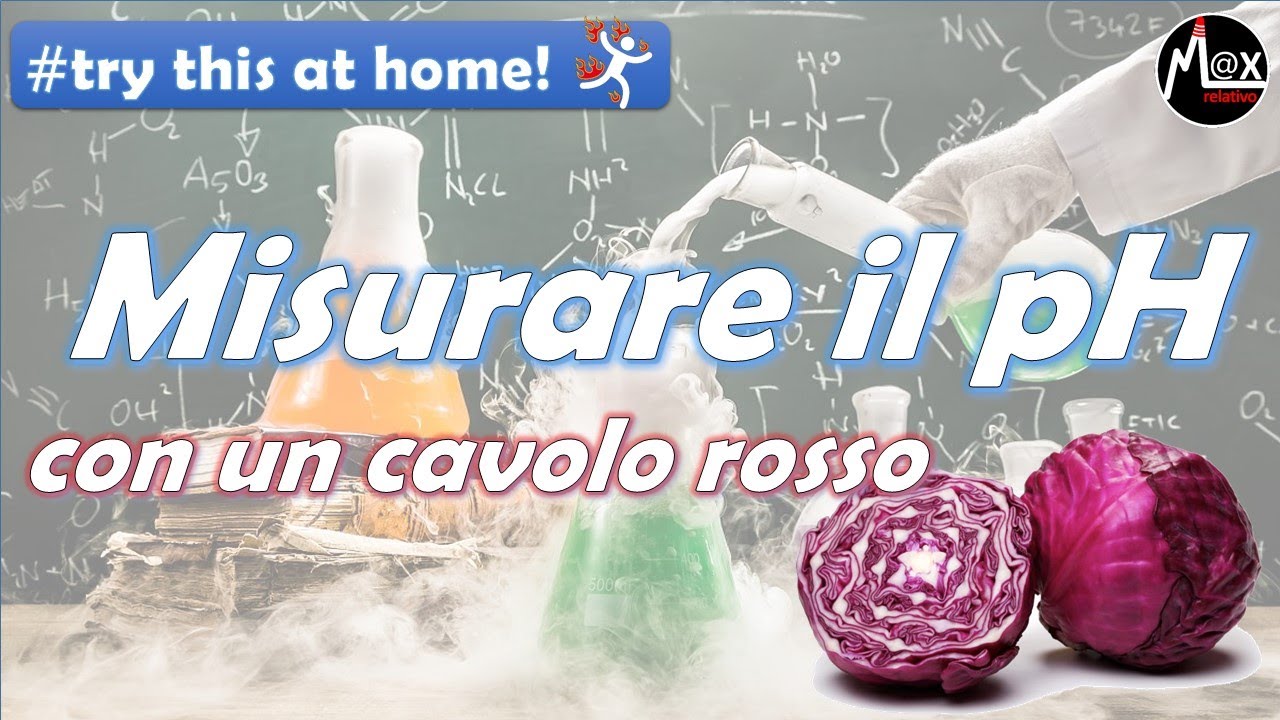 Misurare il pH con un cavolo rosso  || Try this at home