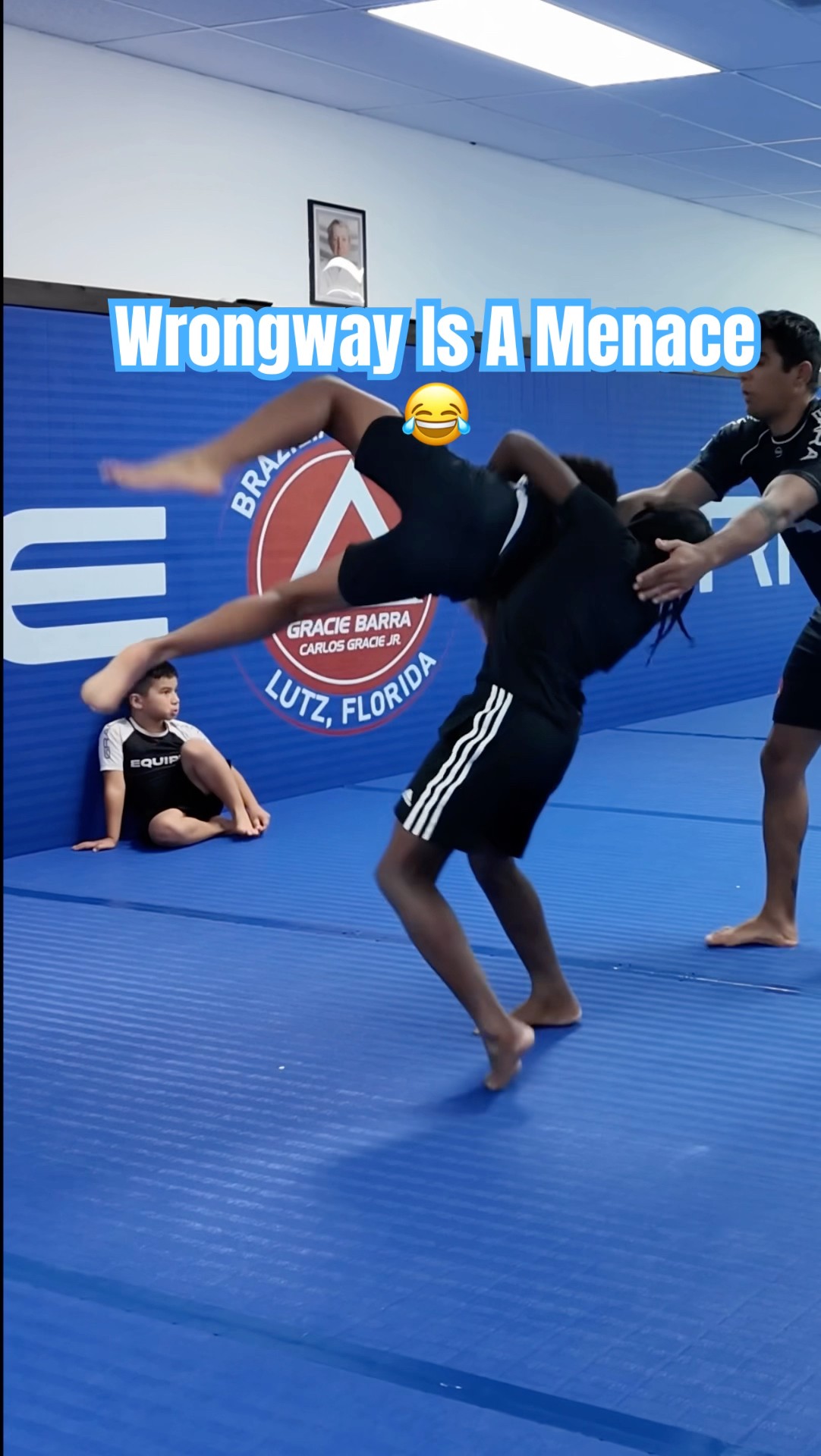 He’s a MENACE! Wrongway Dominates with an INSANE Slam ?? #BJJ #MartialArts #Savage