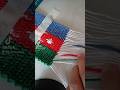 40.✨️⏳️Real Time Knotting Alpha Wallhanging Flag of Azerbaijan💙❤️💚 #justknotss #friendshipbracelets