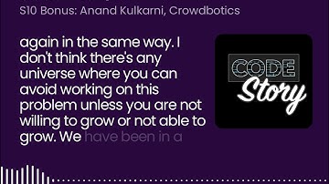 Preview - S10 Bonus: Anand Kulkarni, Crowdbotics