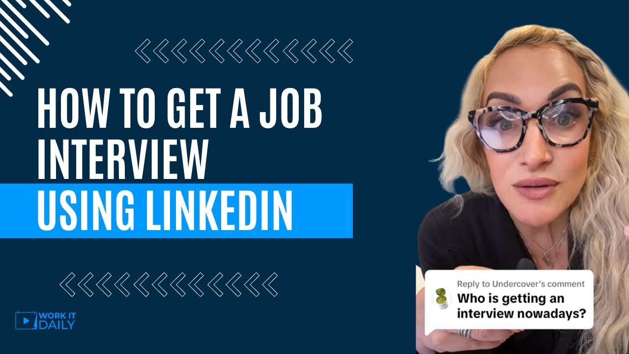 How To Get A Job Interview Using LinkedIn 🤝 - YouTube