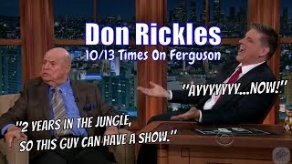Don Rickles - It's An Honor To Be Insulted By Him - 10/13 Visits In Chronological Order [A Tribute]