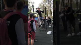 1st May Workout Competition Moscow- PULL-UPS 32kg(71lbs) - 18 reps