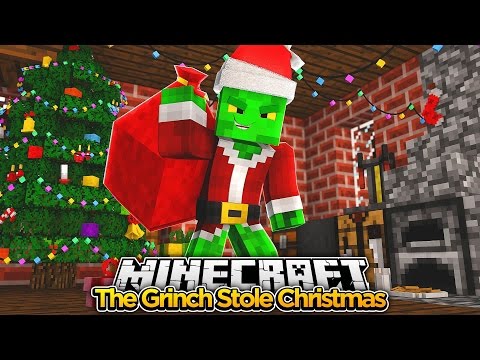 Minecraft Movie - THE GRINCH STOLE CHRISTMAS - Baby Duck Adventures