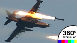 Российские Су-25 разгромили боевиков в Сирии! Видео Российские Су-25 разгромили боевиков в Сирии! Видео