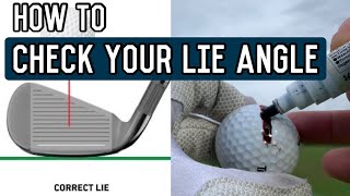 What's my Lie Angle? Dynamic Lie Test