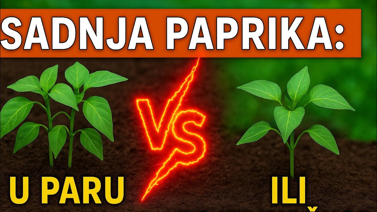 Sadnja paprika: U Paru ili Pojedinačno? – Testiramo i Upoređujemo