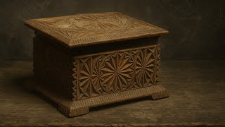 Antique Hand-Carved Wooden Box | Restoration ASMR