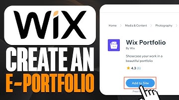 How To Create an E Portfolio in WIX (2025)