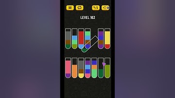 Water Sort Puzzle Level 163 Solved