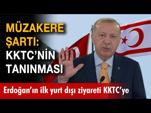 Erdoğan müzakere şartını