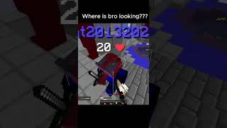Where is bro looking... #minecraft #hypixel