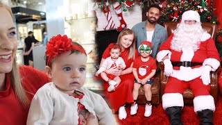 NOAH & HAZEL MEETING SANTA BABA FOR THE FIRST TIME | Family Day Vlog With Mummy Ji