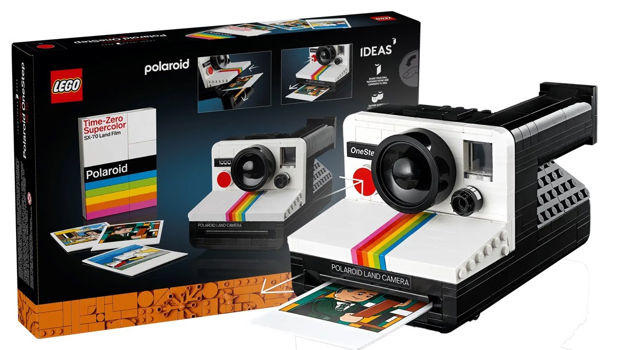 LEGO Polaroid Camera Build & Review: Iconic Retro Set with Photo 