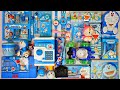 Ultimate doraemon toys collection  rc car electronic piggy bank calculator pencil box pencil etc