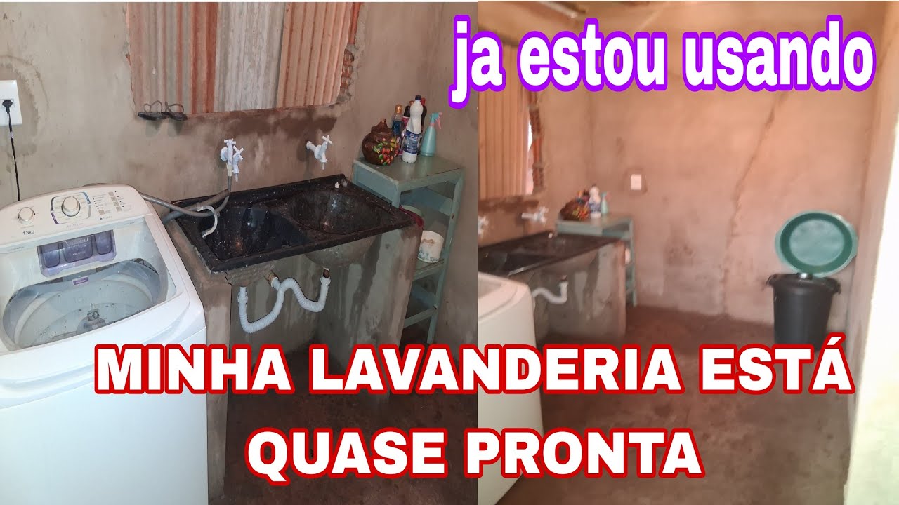 FAXINA NA MINHA LAVANDERIA ELA ESTÁ QUASE PRONTA 