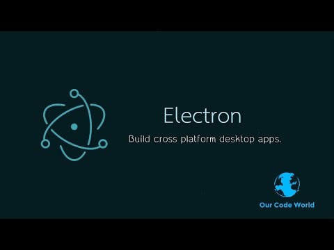 How to create an hybrid app for desktop with Electron Framework in Windows