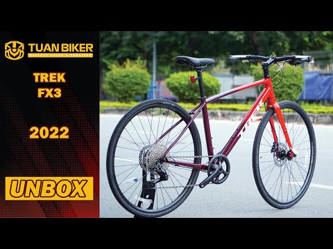 Video TREK FX3 DISC RED 2022 | UNBOX | TUANBIKER - youtube