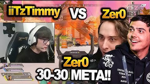 Zer0 vs iiTzTimmy in ALGS Scrims!! Zer0 Shows 30-30 Repeater is the New Meta!!