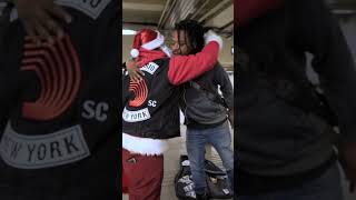 D&#39;Addario&#39;s “Saint” Nick Subway Santa #shorts #music