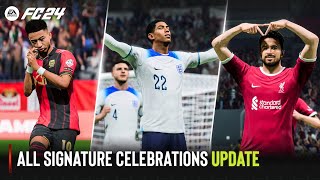 EA SPORTS FC 24 | All Signature Celebrations Update